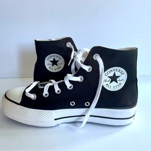 Converse High Top Chuck Black NIB Hi Lift Women 8